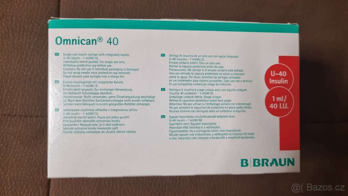 Inzulínové stříkačky - 2