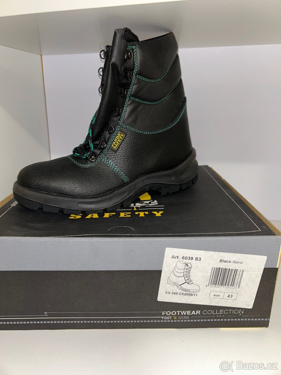 Pracovní obuv PANDA security S3 - zcela nová - 2