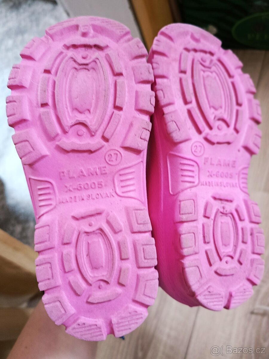 Holínky 27 Mimoň A holínky Flame, Bačkůrky - 2