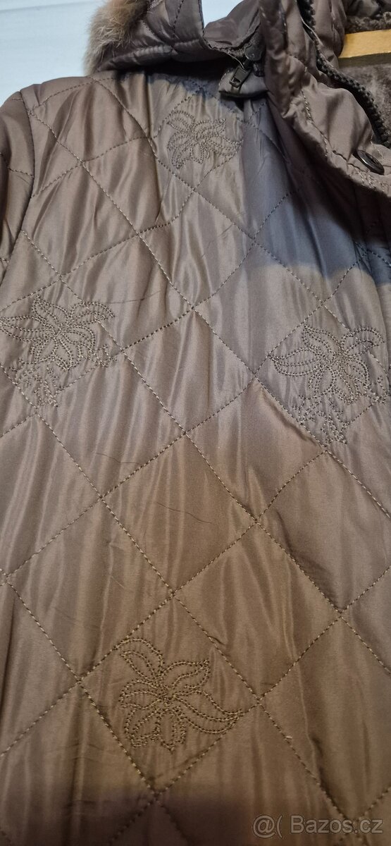 Dámská delši bunda s kapucou - 2
