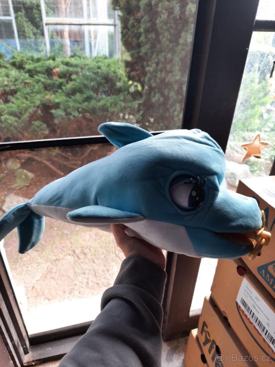 Interaktivní Delfín blu blu a koňík + oblečení+postýlka - 2