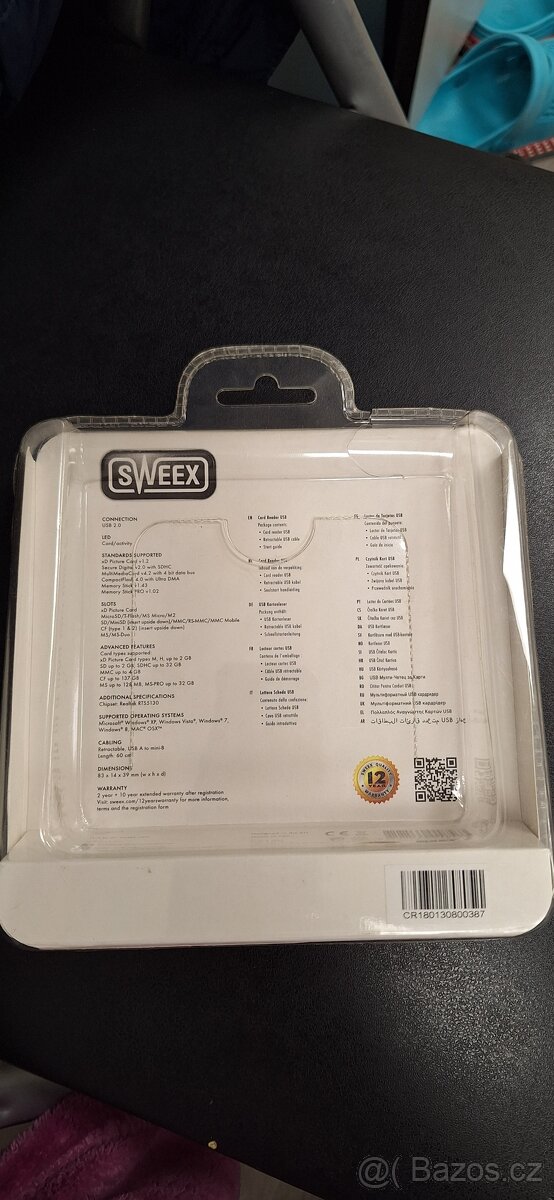 Sweex CR181 USB čtečka - 2