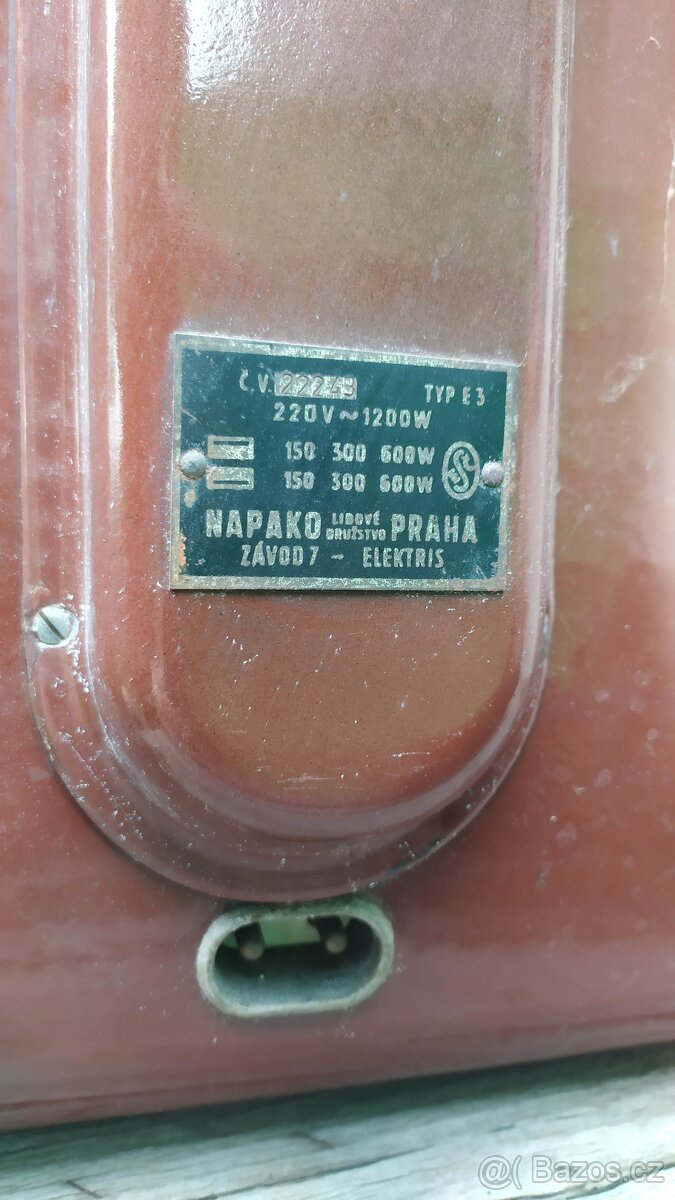 Retro Elektrická trouba Elektris Napako typ E3 - 2