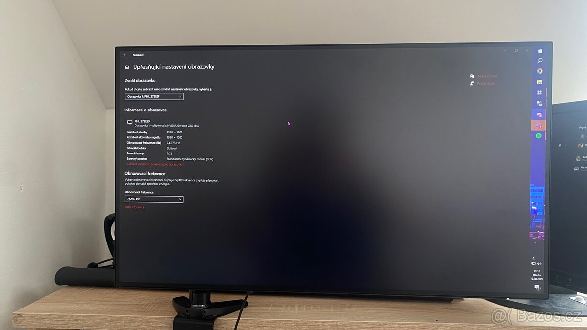 monitor Philips 272E2FA/00 – 27” Full HD + AlzaErgo držák - 2