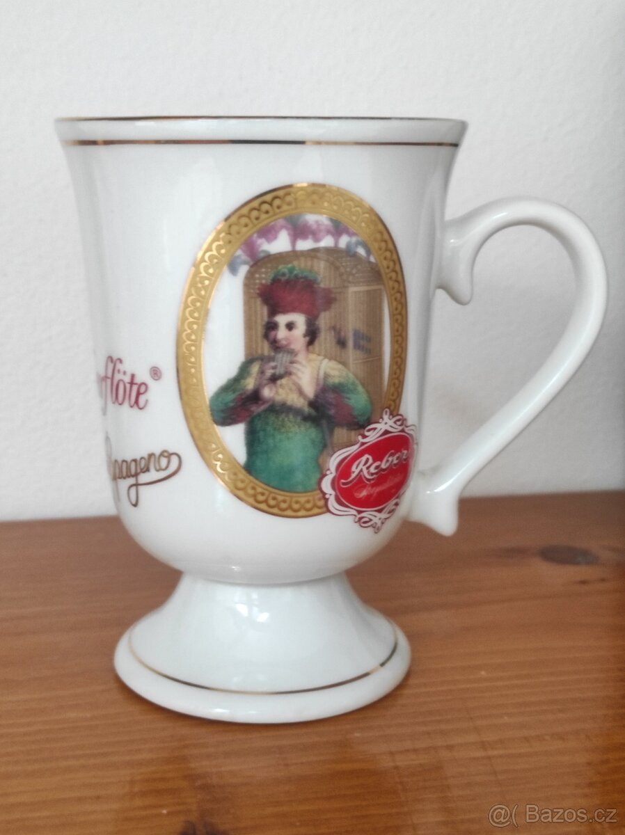 starý hrnek - hrneček Mozart, Ptáčník - kouzelná flétna - 2