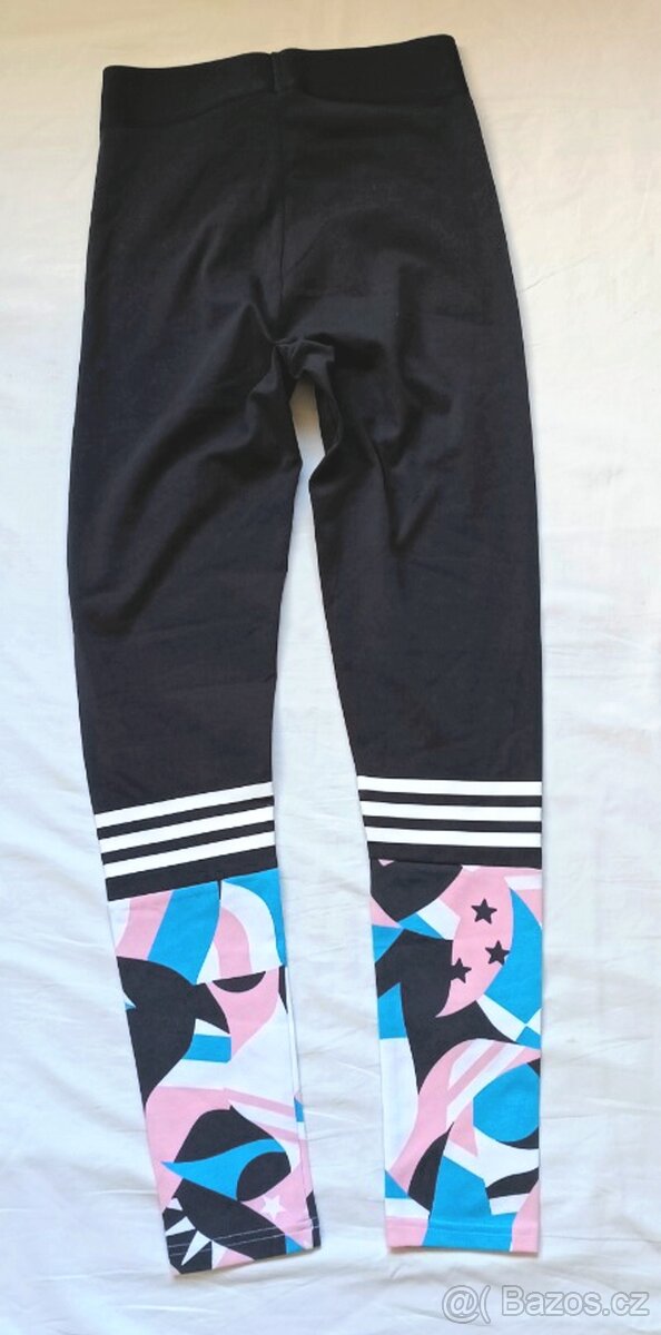 NOVÉ DÍVČÍ LEGÍNY-ADIDAS-XS, 30-32 - 2