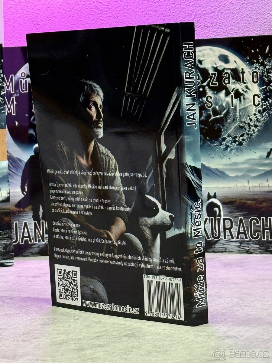 Post-apo román Může za to Měsíc první vydání - 2