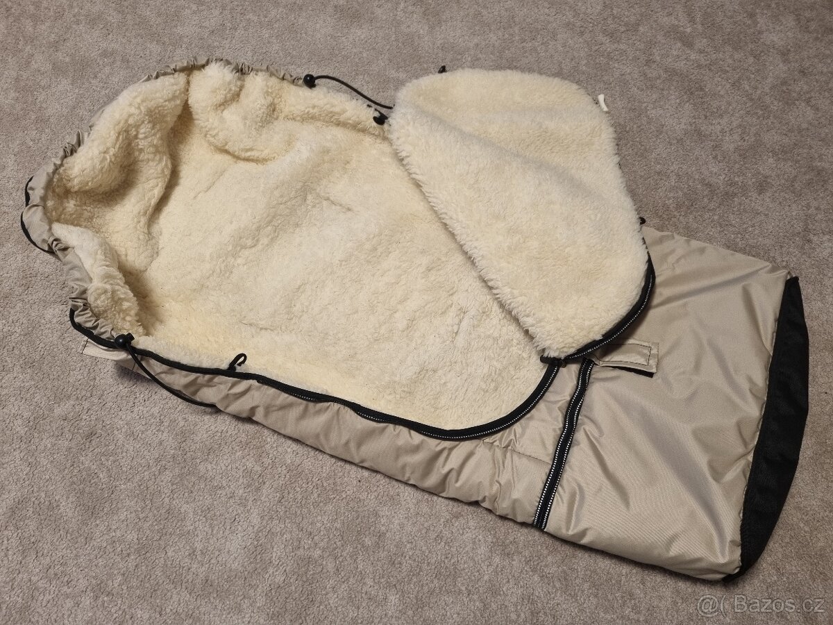 Dětský fusak Woolife Kombi - super kvalita - béžový - 2