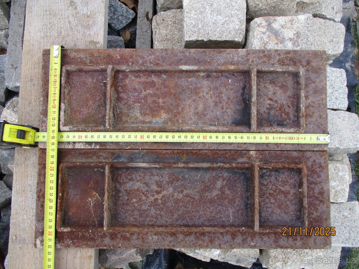 Prodám litinové pláty na kamna - 2