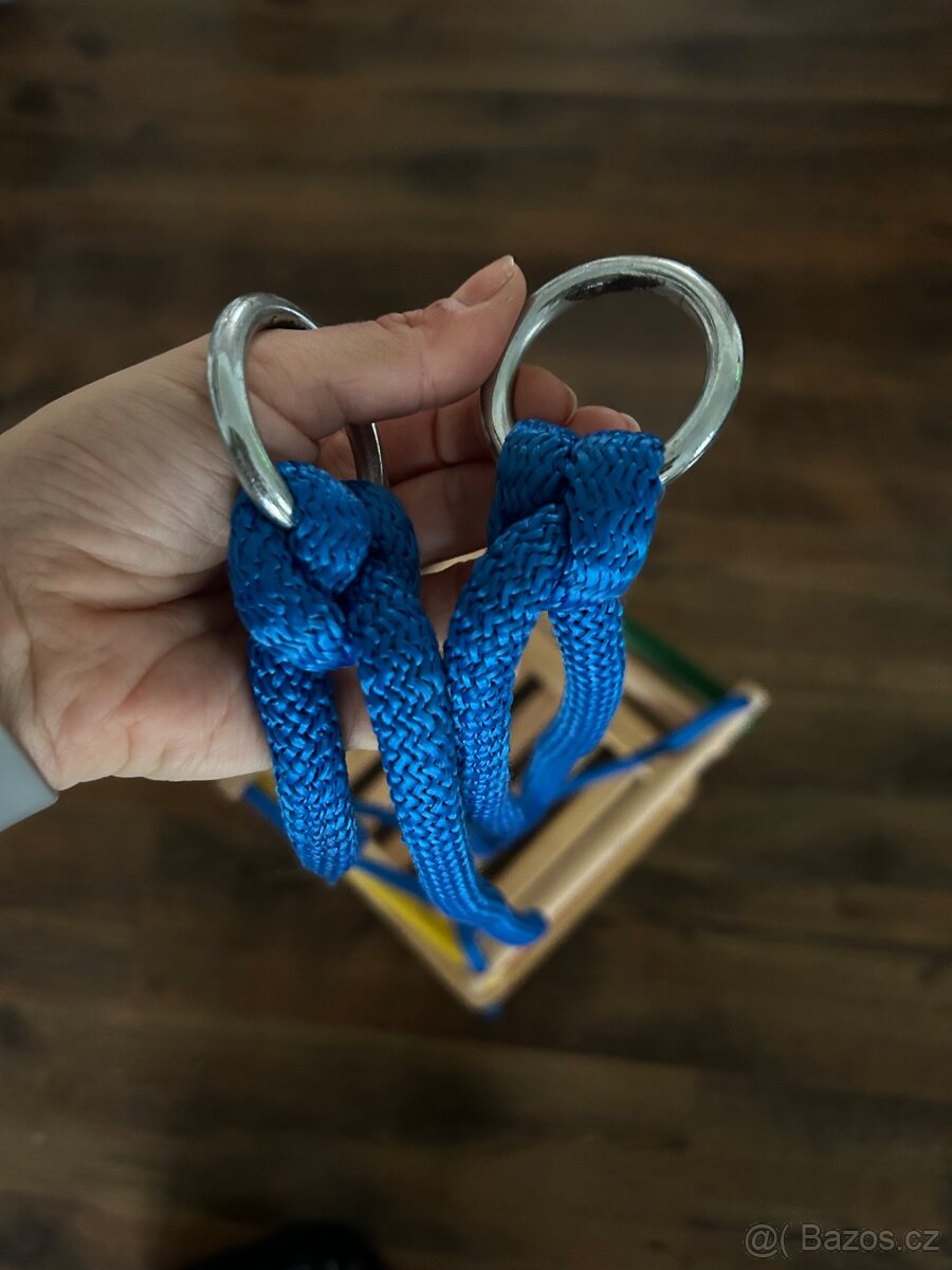 Drevena zavesna houpacka - 2