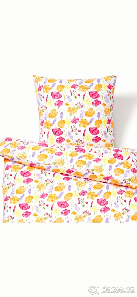 LOŽNÍ POVLEČENÍ TCHIBO-LETNÍ KVĚTY 270 Kč - 2