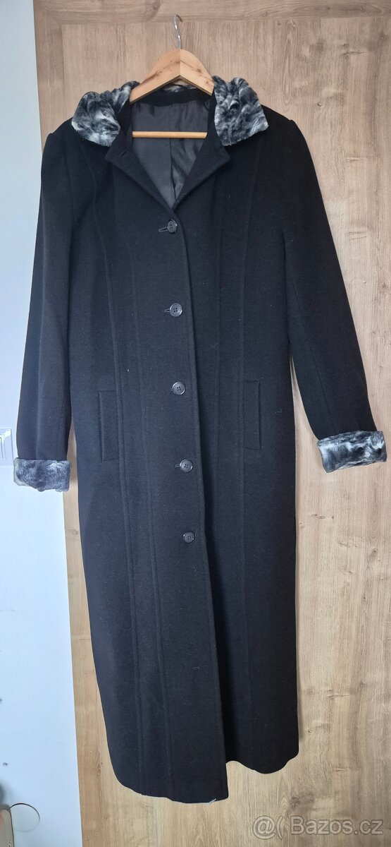 Dámský černý kabát - 2