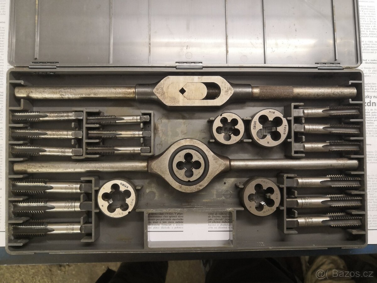 P:sada závitníků narex M2 - 2
