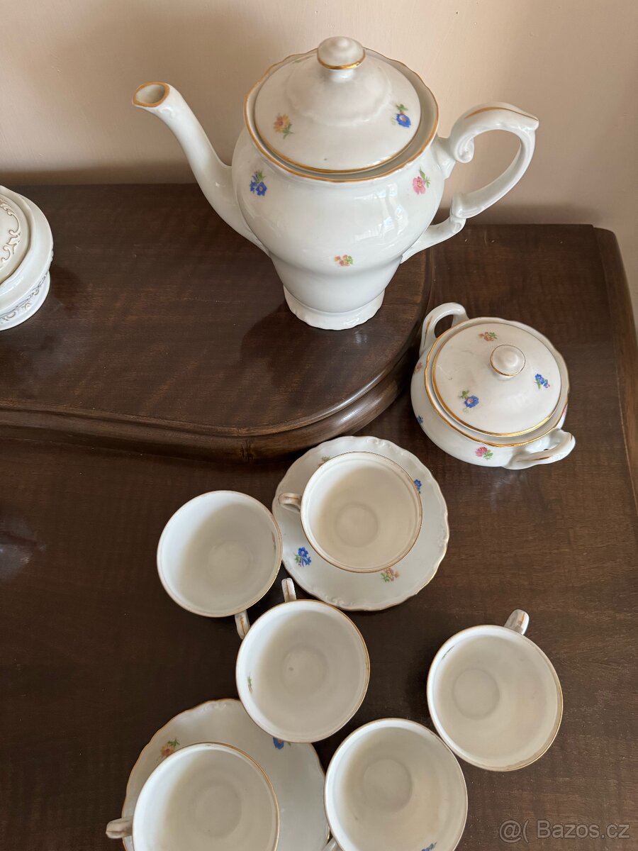 Porcelánový kávový/čajový set - 2