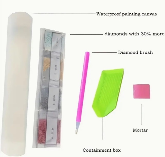 Diamantový obrázek 20x20 - nový - poštovné zdarma - 2