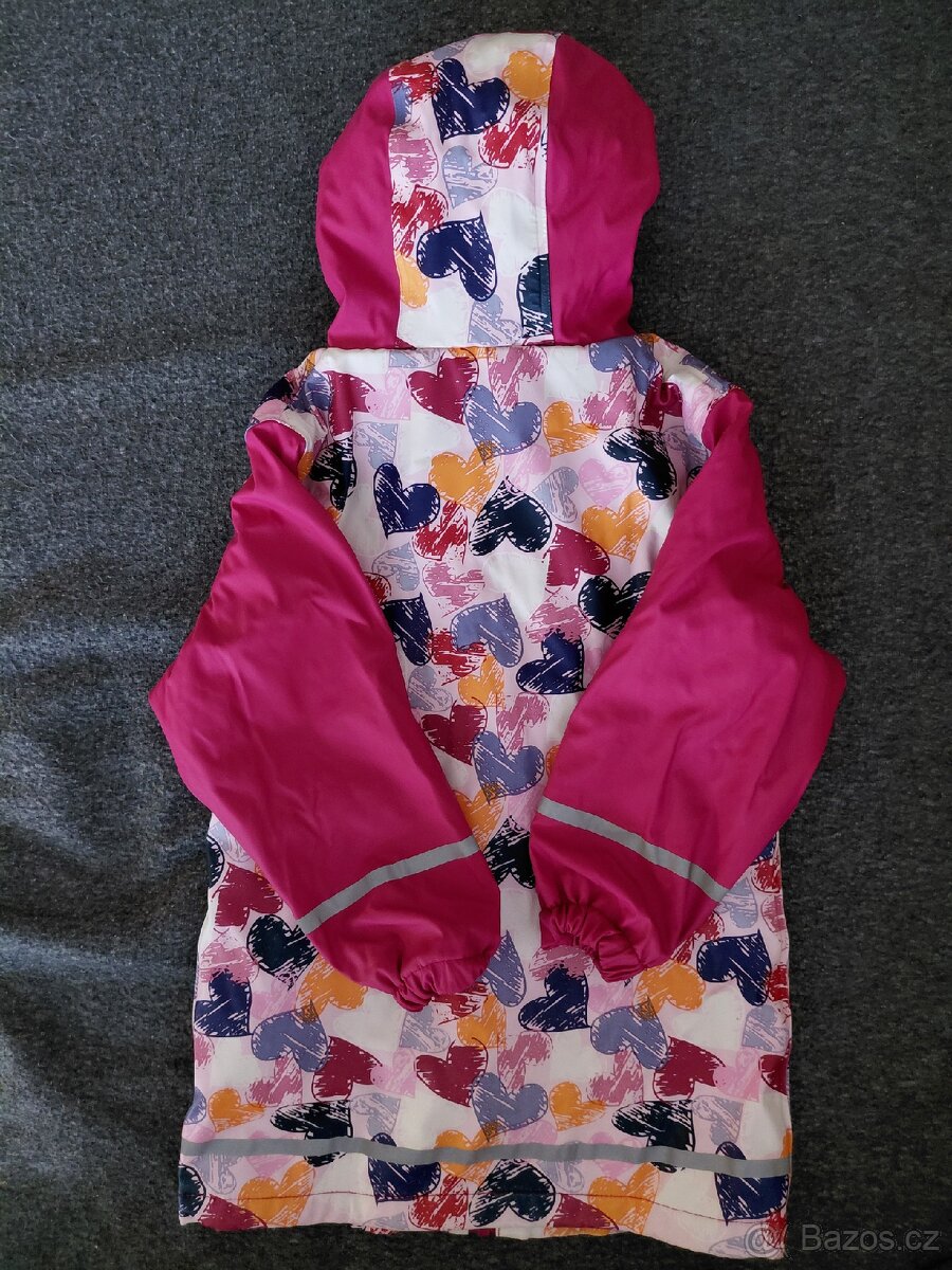 Teplejší bunda do deště vel. 98-110 - 2