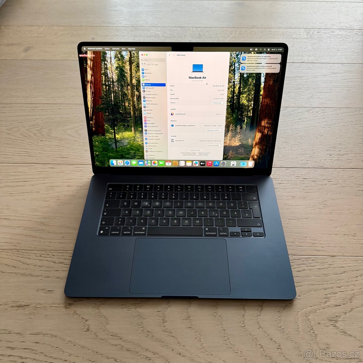 APPLE MACBOOK AIR 15” M2/512GB/8GB/BATERIE 86% - 2