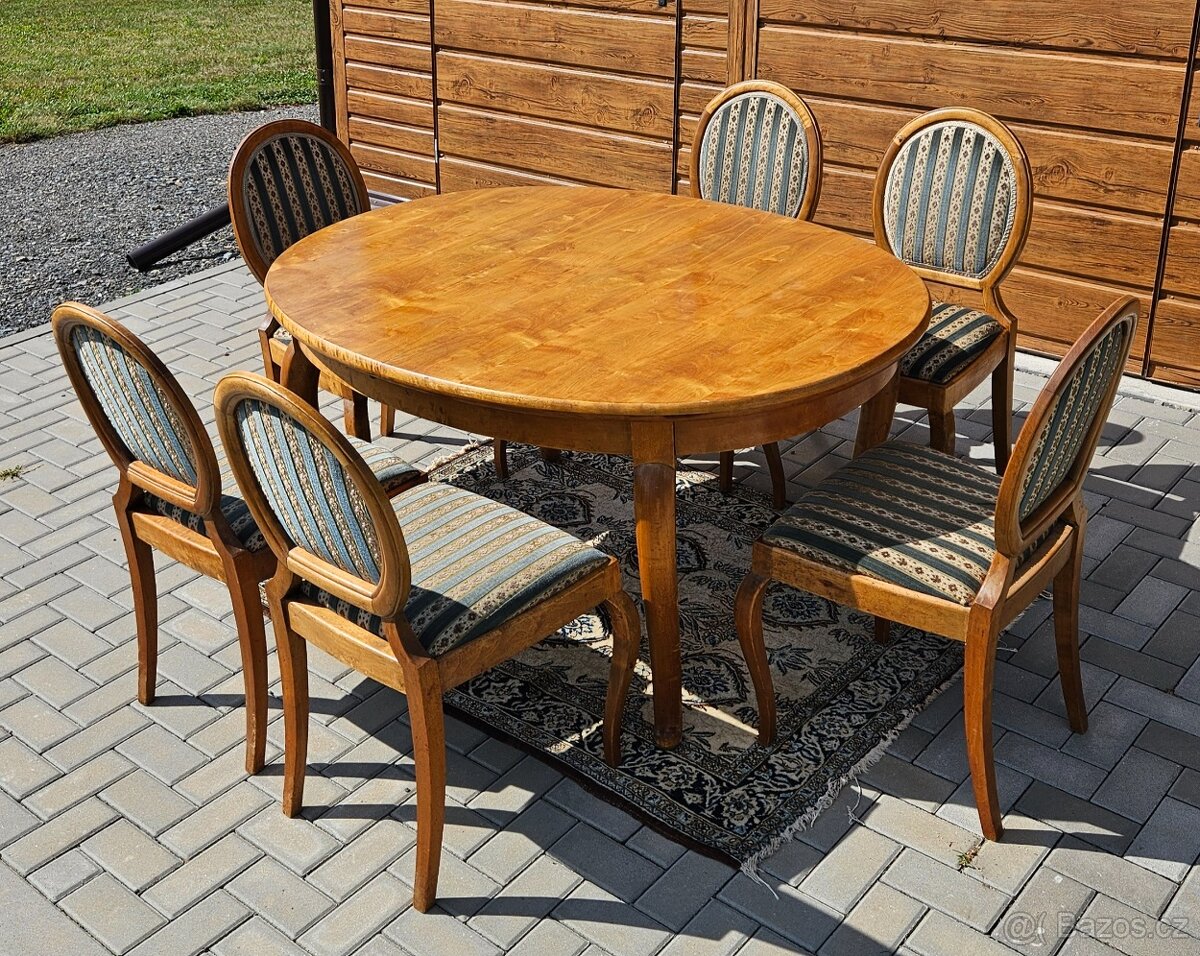 Jídelní souprava stůl + 6 židli - 2