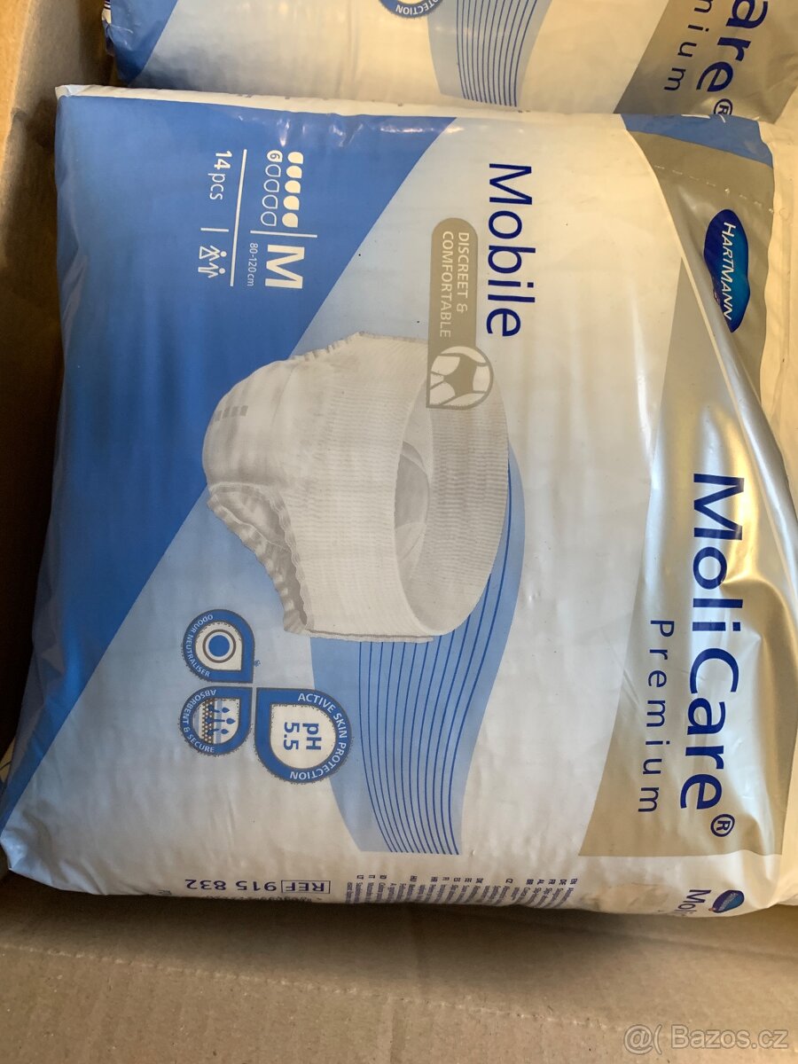 Inkontinencni kalhotky MoliCare Mobile 6 kapek vel. M nataho - 2
