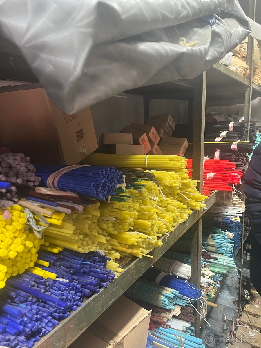 Skleněně tyče různé barvy - 2