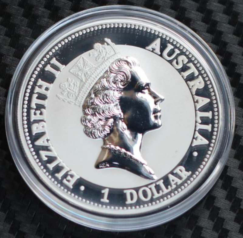 1 OZ Kookaburra 1992 stíbrná mince - 2