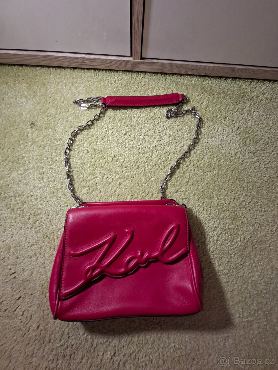Karl Lagerfeld kabelka – růžová - 2