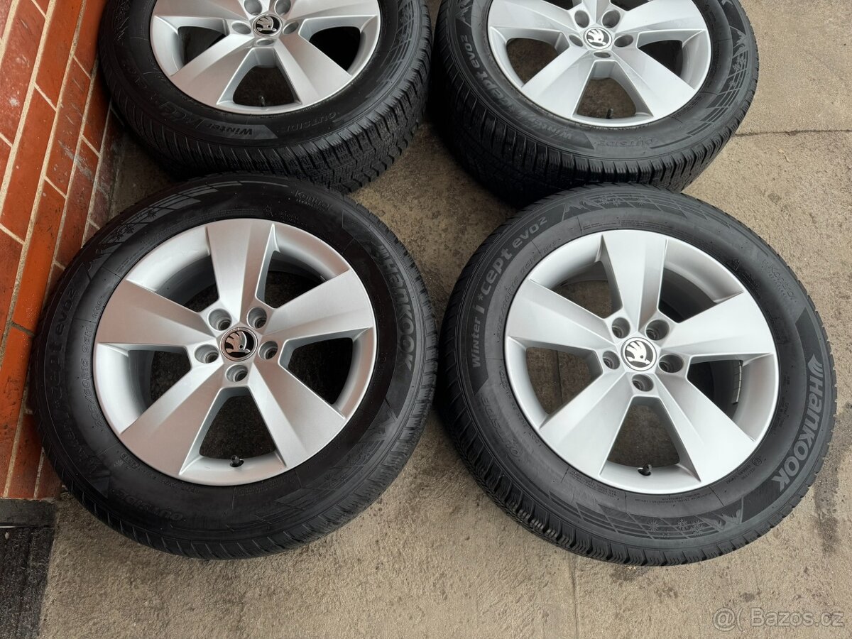 Alu 16" 5x100 škoda ORION zimní 80% KAMIQ TOP - 2