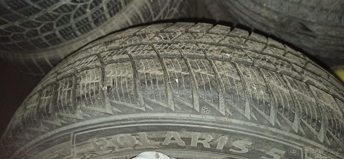 Zimní pneu 175/65 R14 Barum polaris 5 vzorek 5-6mm, 2 kusy - 2
