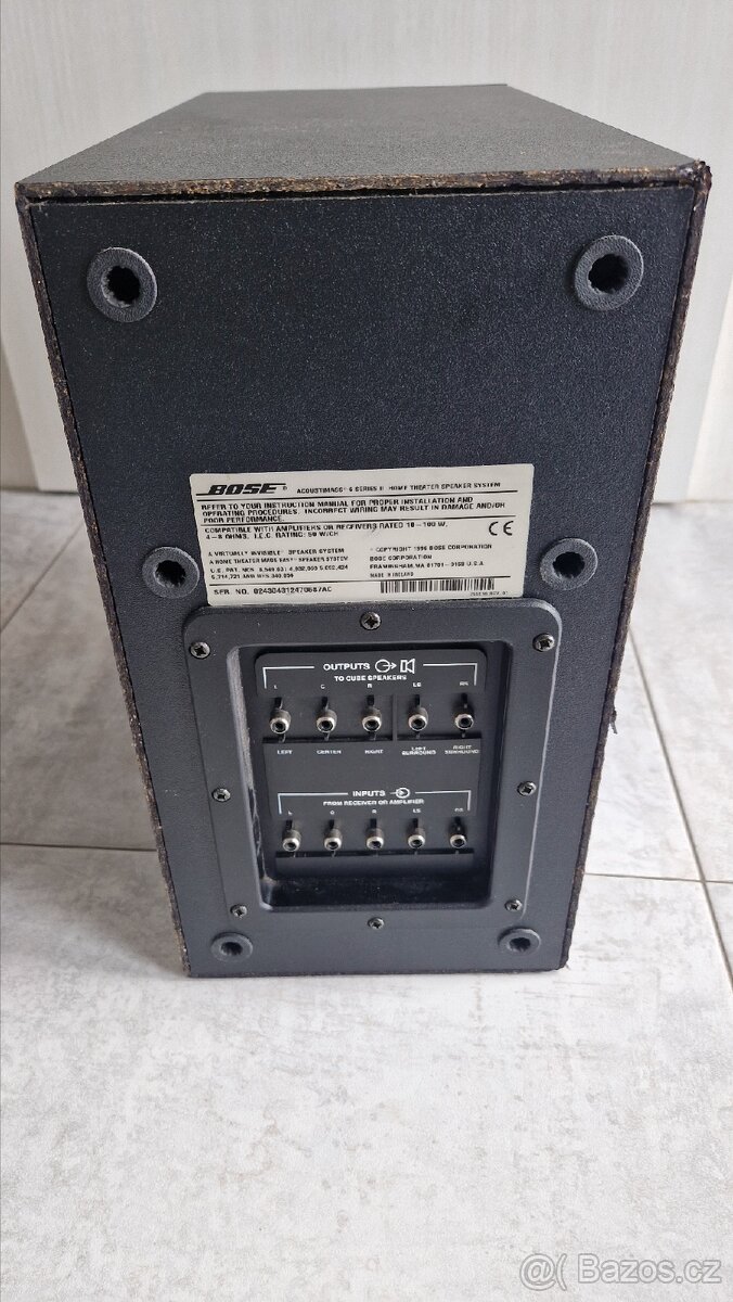 Pasivní Subwoofer Bose acoustimass 6 série II - 2