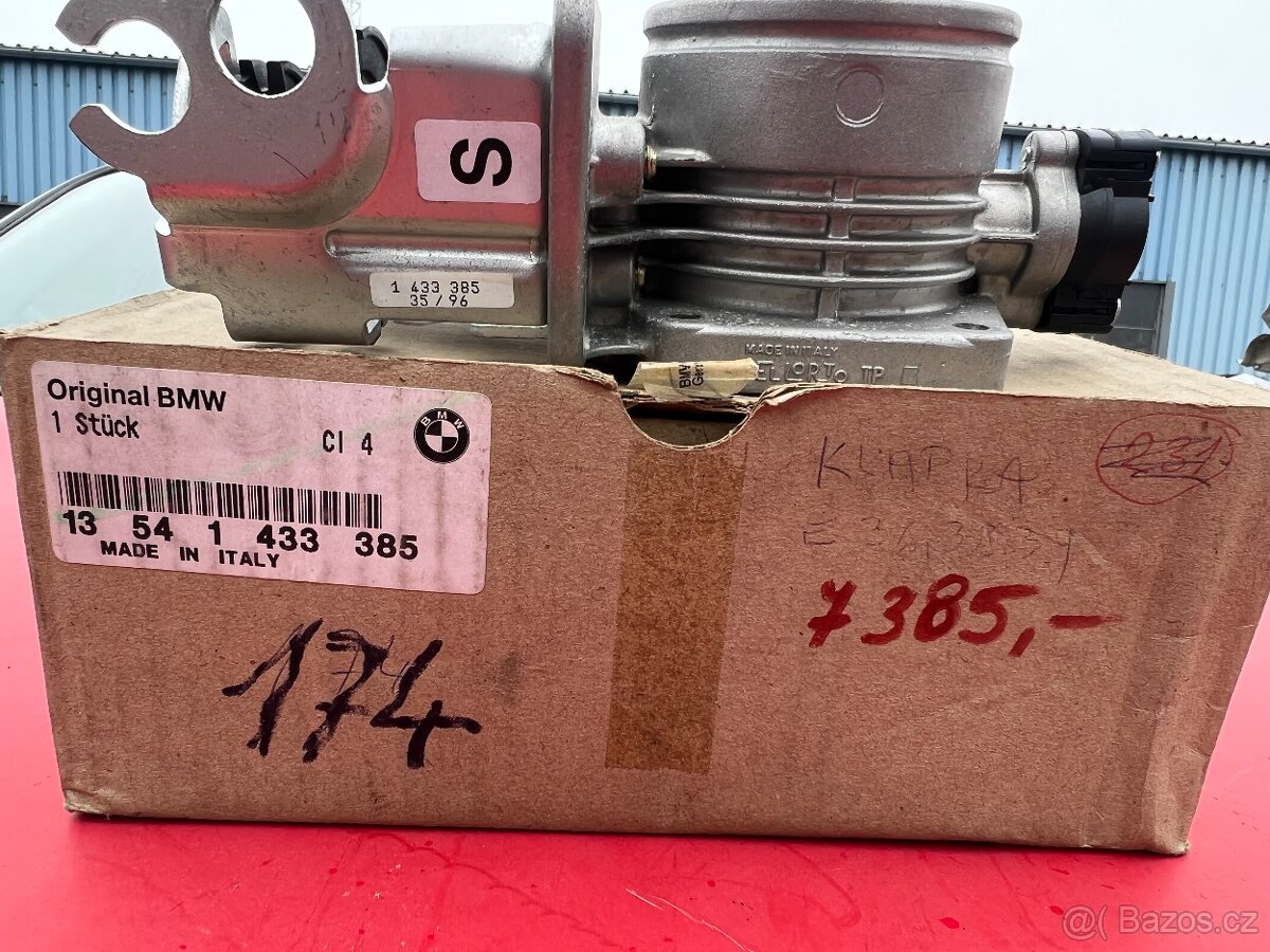 BMW E36 M52 škrtící klapka tempomat NOVÁ 1433385 - 2
