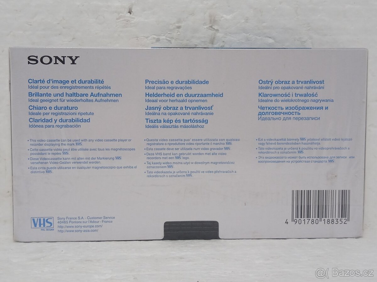 SONY 240 - VHS retro Videokazeta - 2