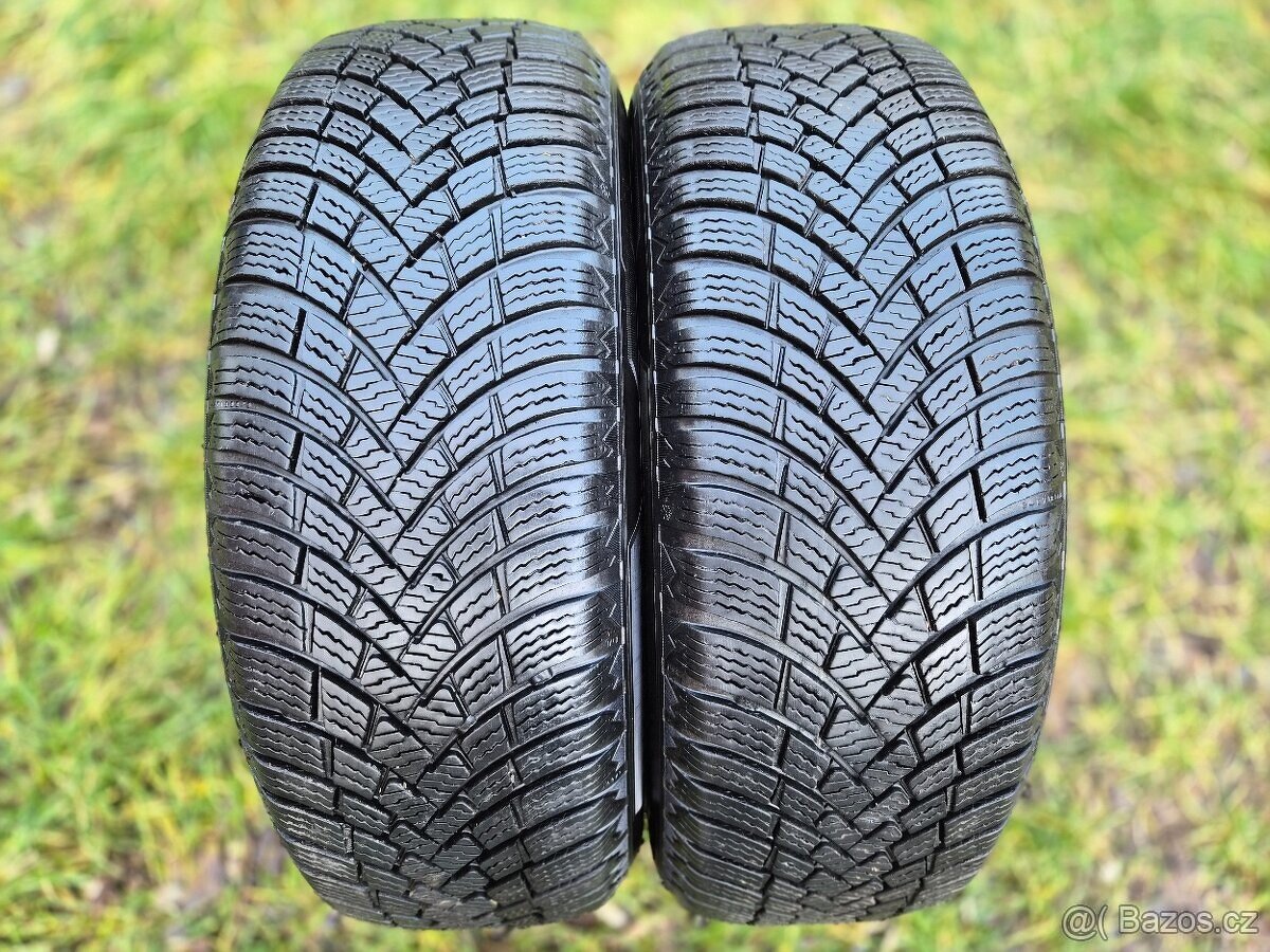 2x Zimní pneu Barum Polaris 6 - 195/65 R15 - 90% - 2