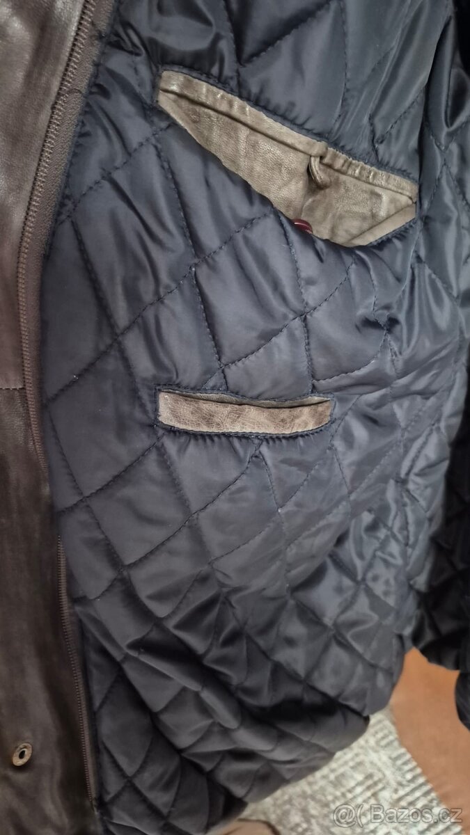 Kožená bunda - parker - 2