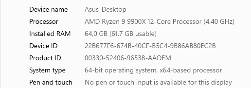 Herní PC 4k – AMD Ryzen 9 9900X, RTX 5080 XT, 64 GB RAM, 1TB - 2