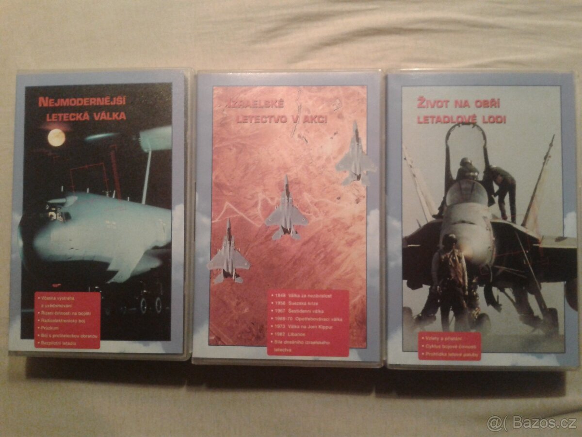 Vojenské letecké VHS kazety - 2