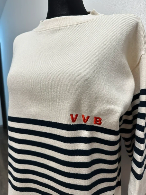 Svetr s pruhy Victoria Beckham - 2