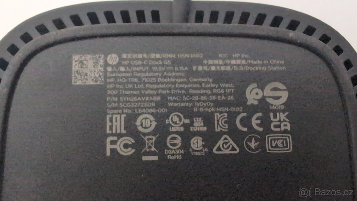 HP USB-c dock G5 100W - 2