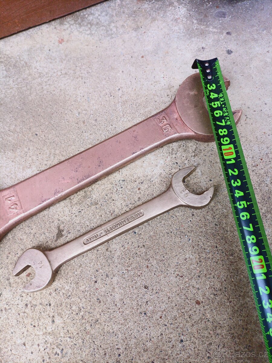Plochý klíč 36 x 41 bronz - 2
