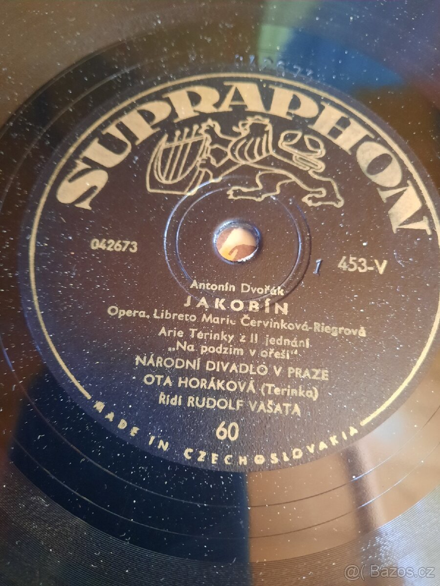 SUPRAPHON,ULTRAPHON historické gramodesky 50léta - 2
