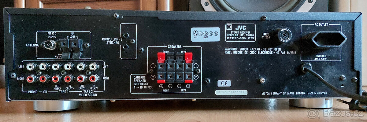 Receiver JVC- RX316R+DO+manual - 2