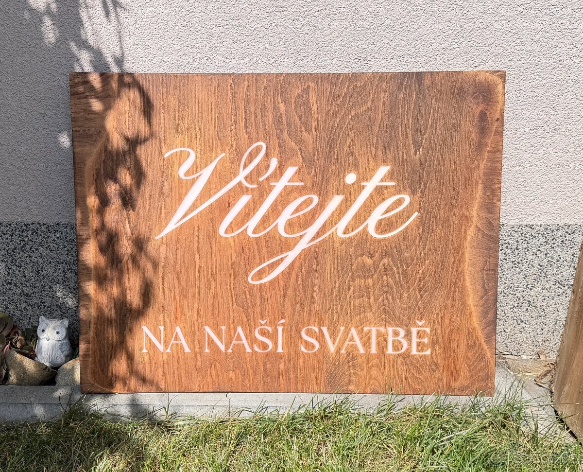 Svatební uvítací cedule - 2