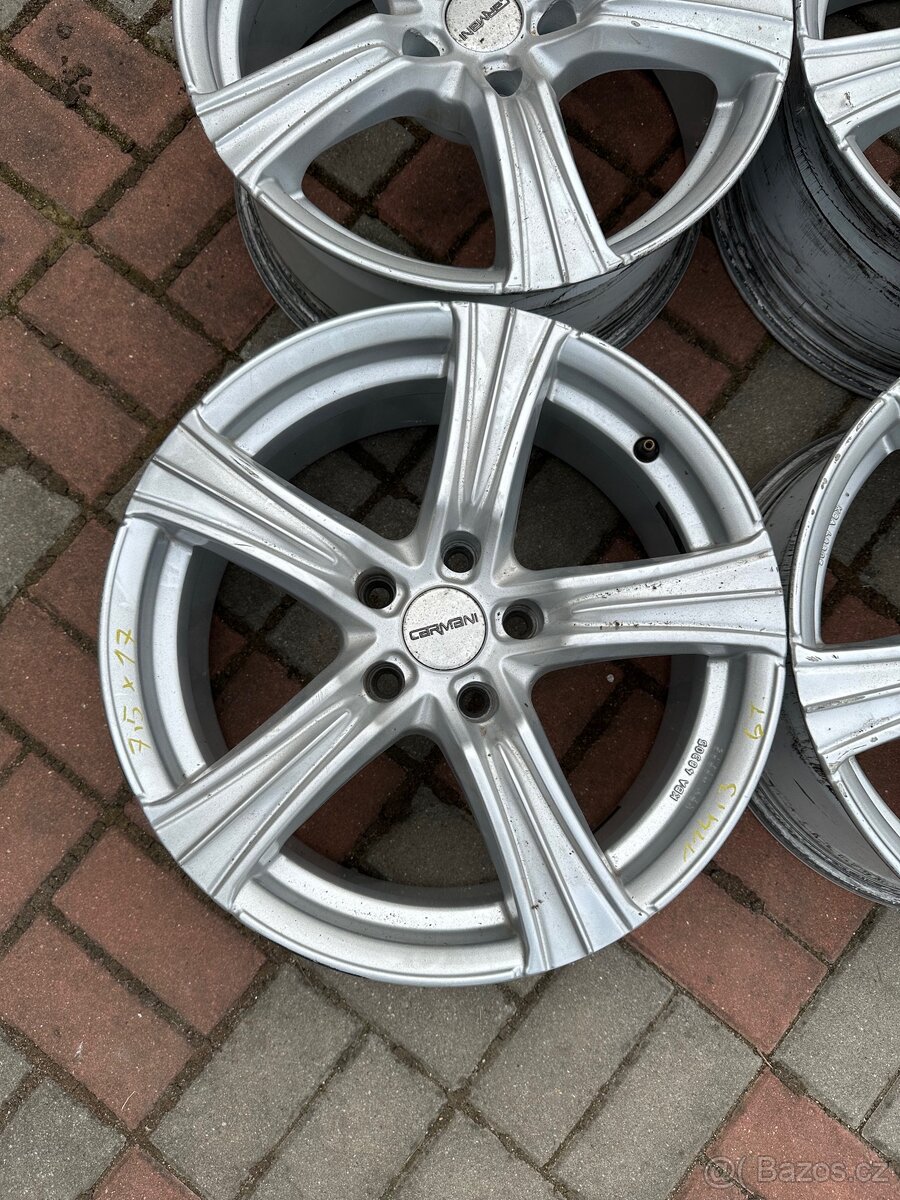 17" SADA ALU DISKŮ 7,5JX17 5X114,3 - 2