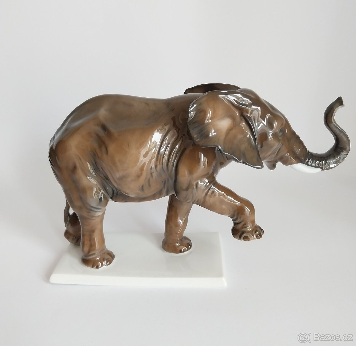 Velká porcelánová figura slona - ROSENTHAL - 2