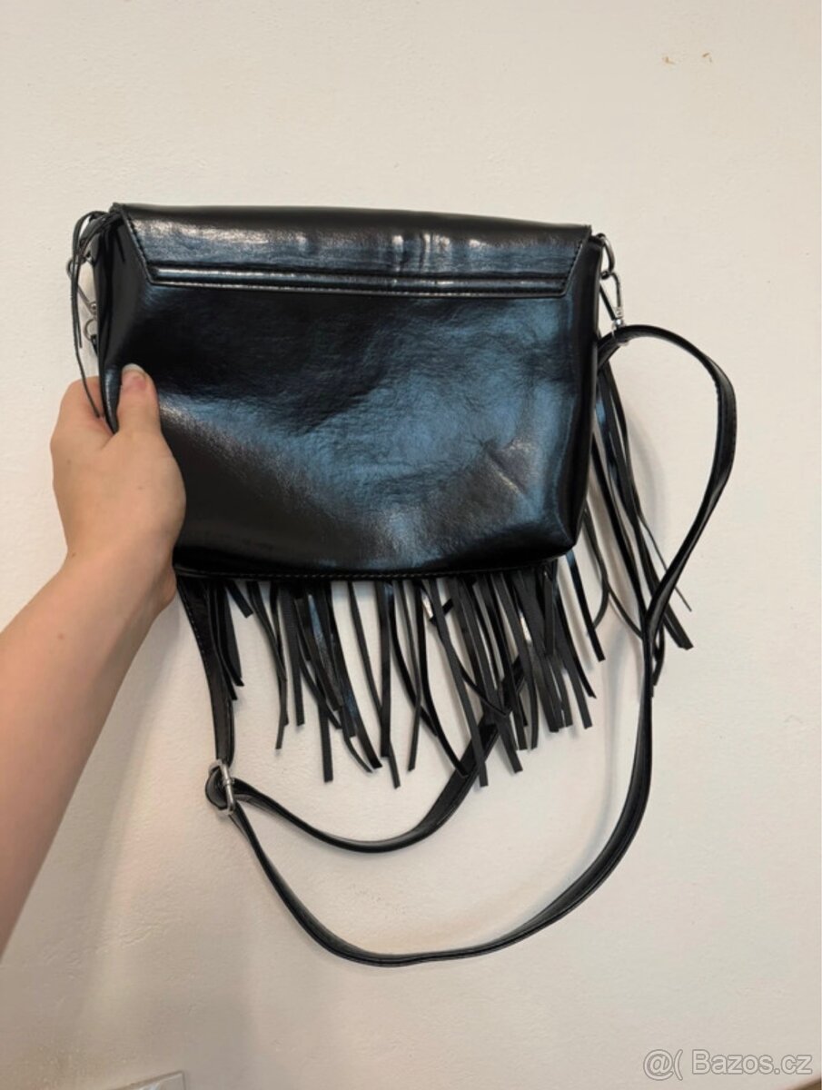 Kožená kabelka s třásněmi - 2