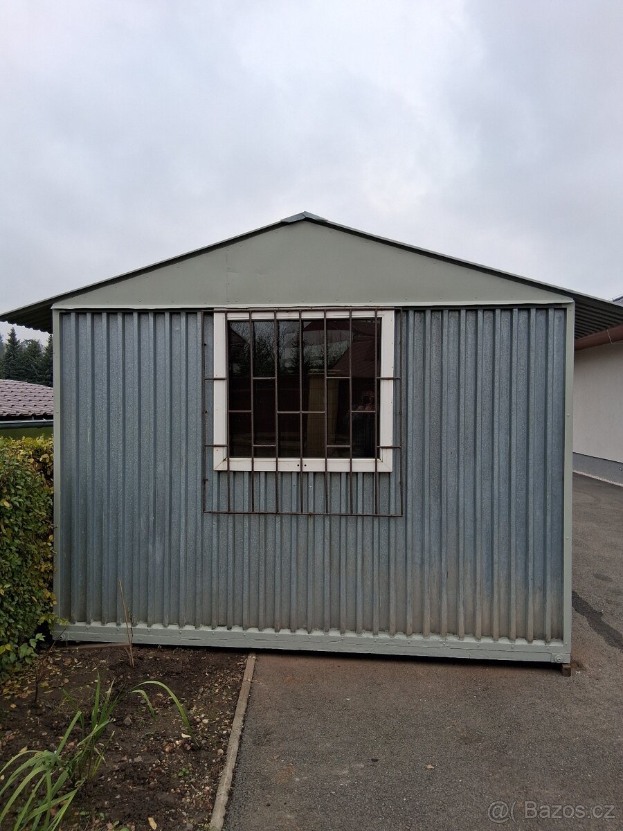 Plechova garáž 3,1x5m - 2