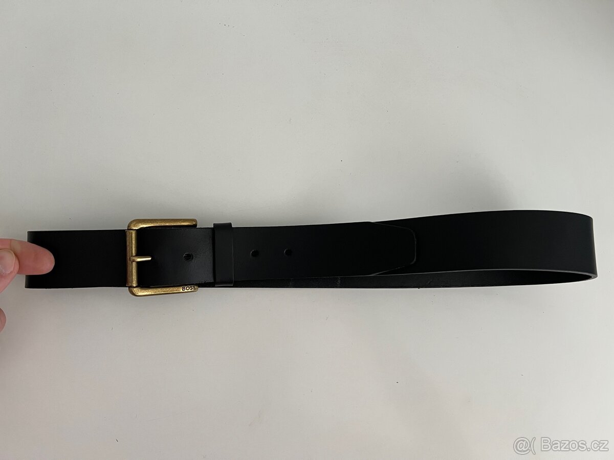 Pánský kožený pásek Hugo Boss v. 90 jak nový - 2