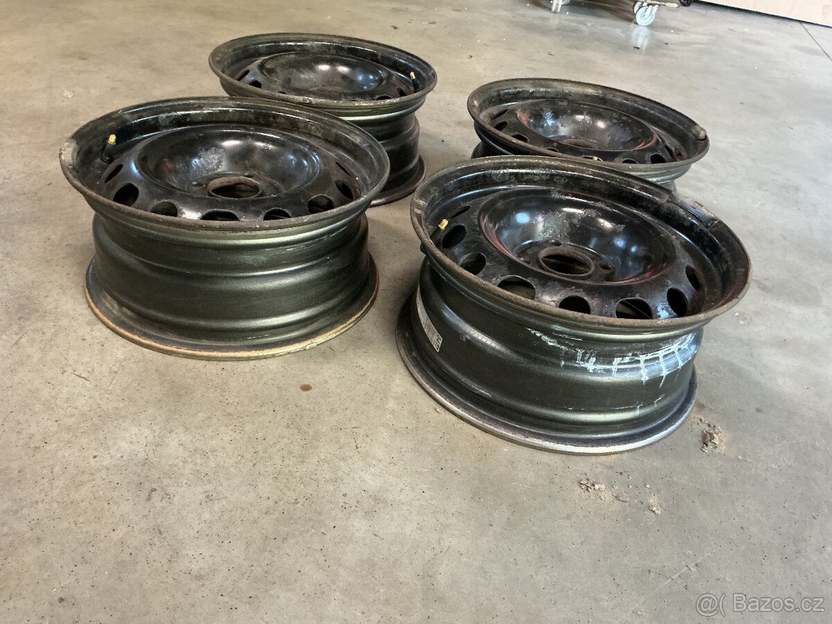 Peugeot - Citroen - plechové disky vel. 15 6,5x15 ET 27 - 2