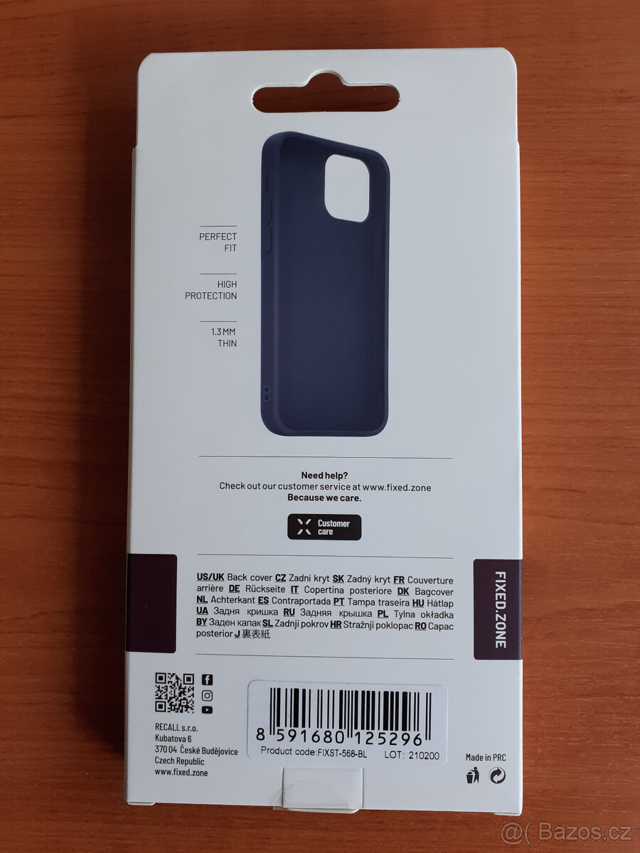 NOVÉ FIXED Story silikonový kryt Xiaomi Redmi 9C modrý - 2