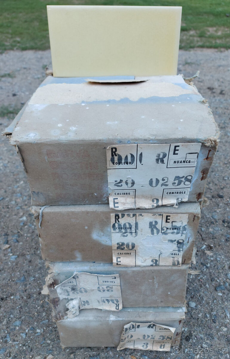 Keramické dlaždice retro 20x10 cm pískové barvy - 2