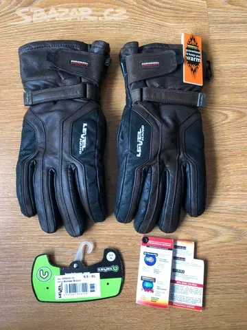 Rukavice Level Bomber - Brown vel. 9,5 XL do -25°C - 2
